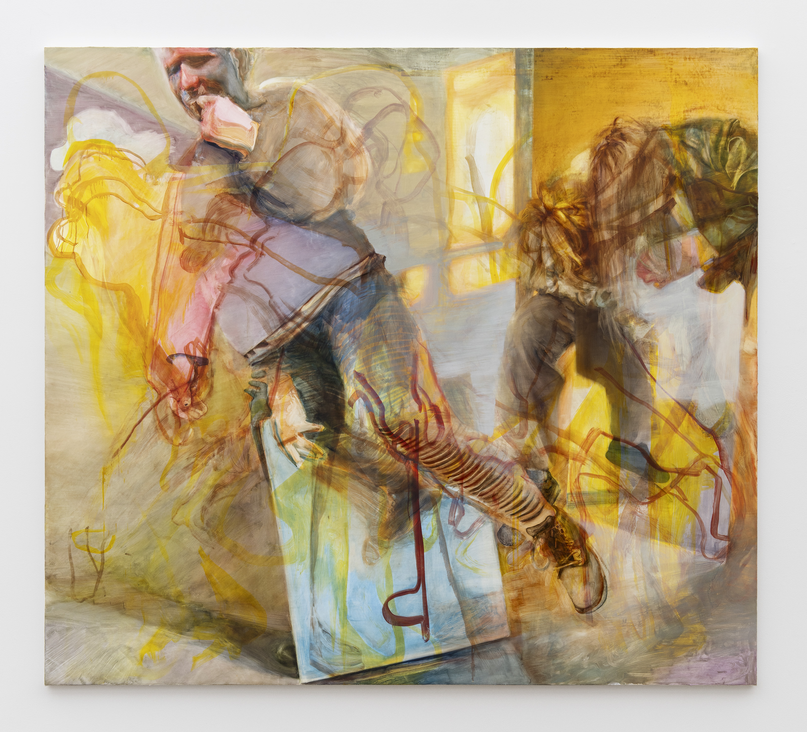 Floaters, 2024, oil on canvas, 67” x 75”