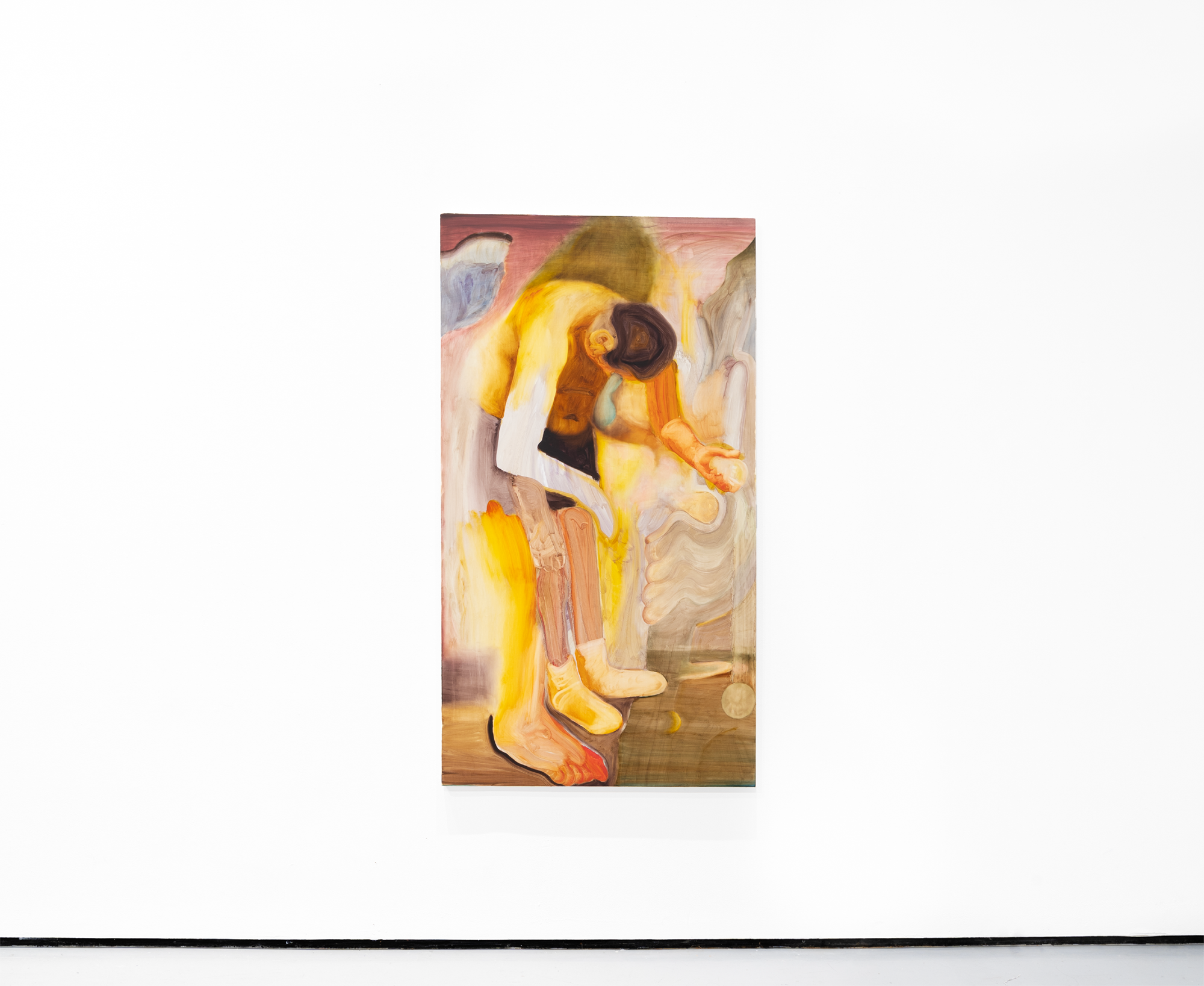 Parasympathy, 2023, oil on canvas, 76” x 42”