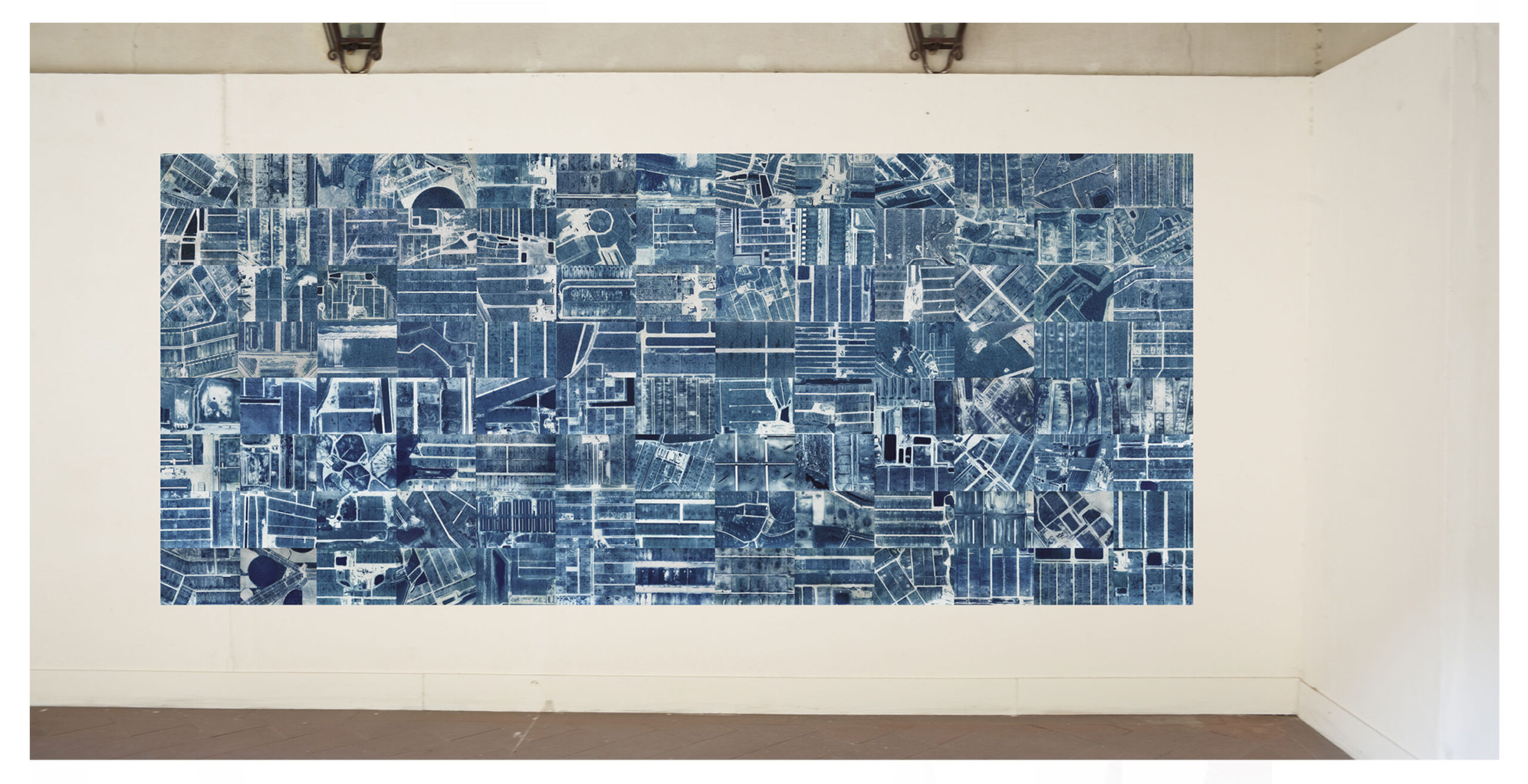Blue prints for Slaughter, 2021, Cyanotypes, size variable