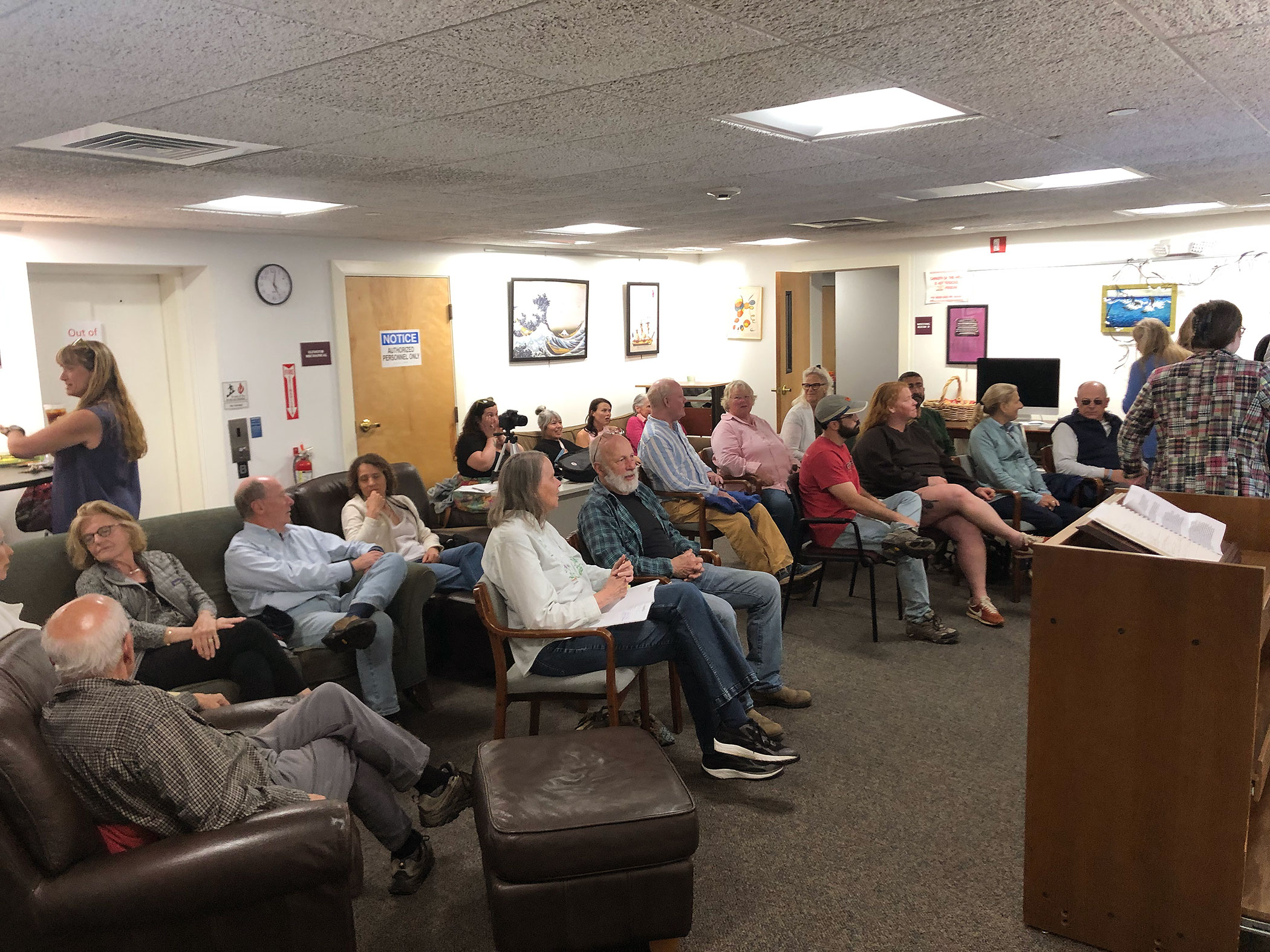 The attendees at the Island Free Library, Spring 2025.