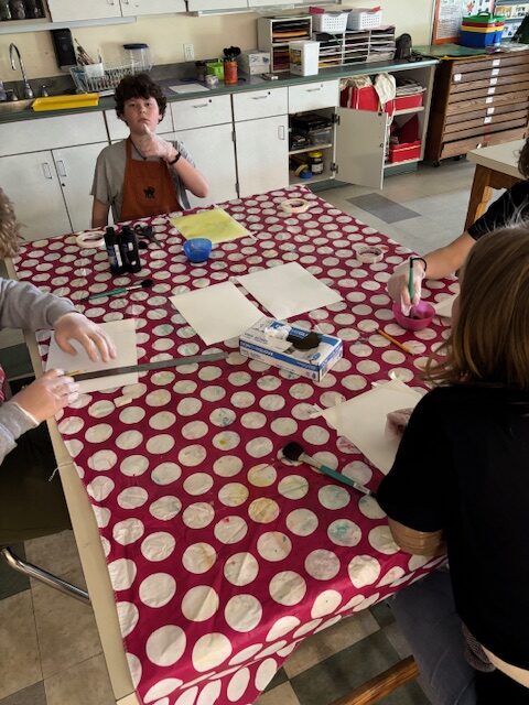 Cyanotype workshop led by Kari Varner