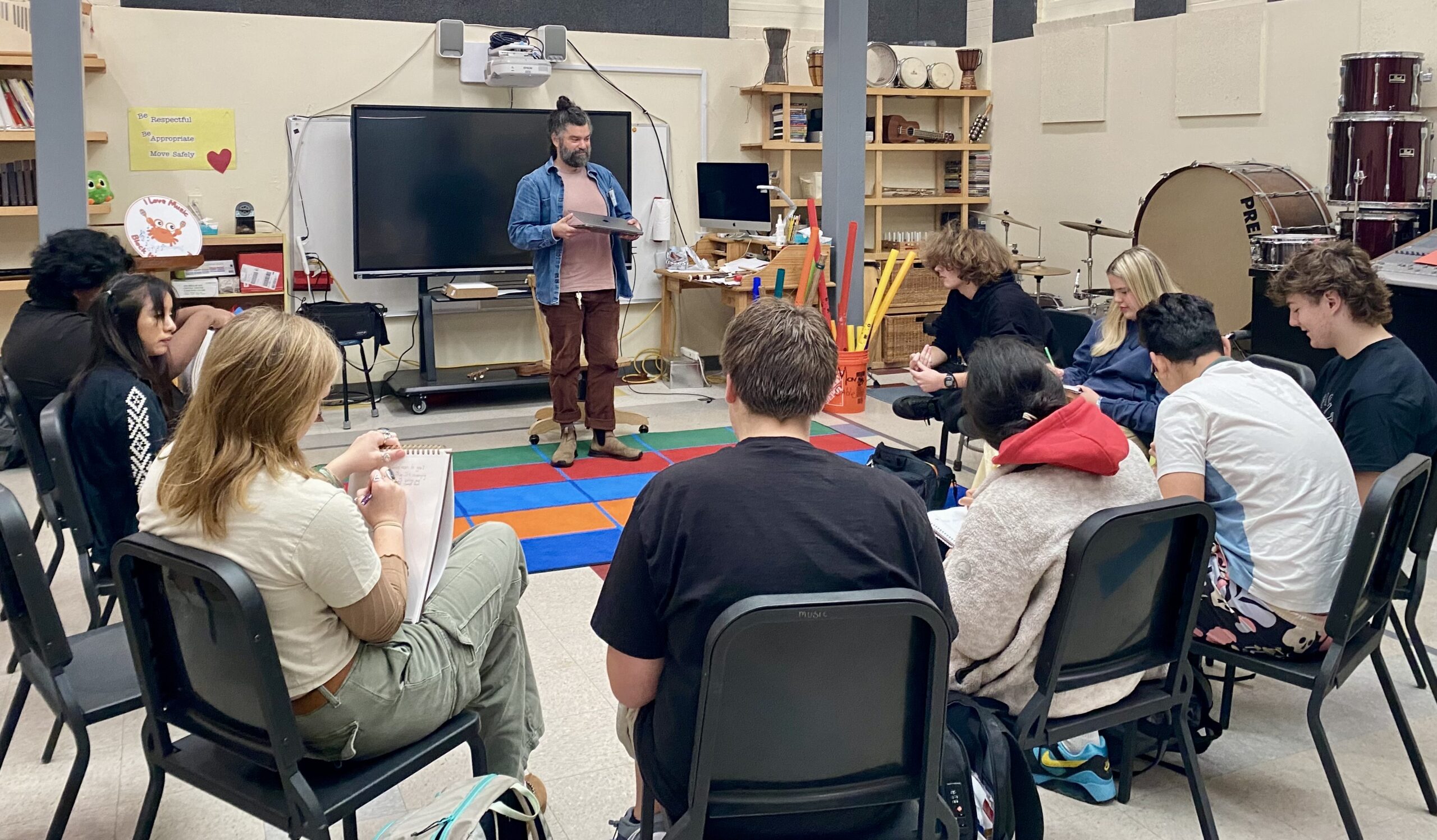 Sound Art workshop led by Eric DeLuca, 2025