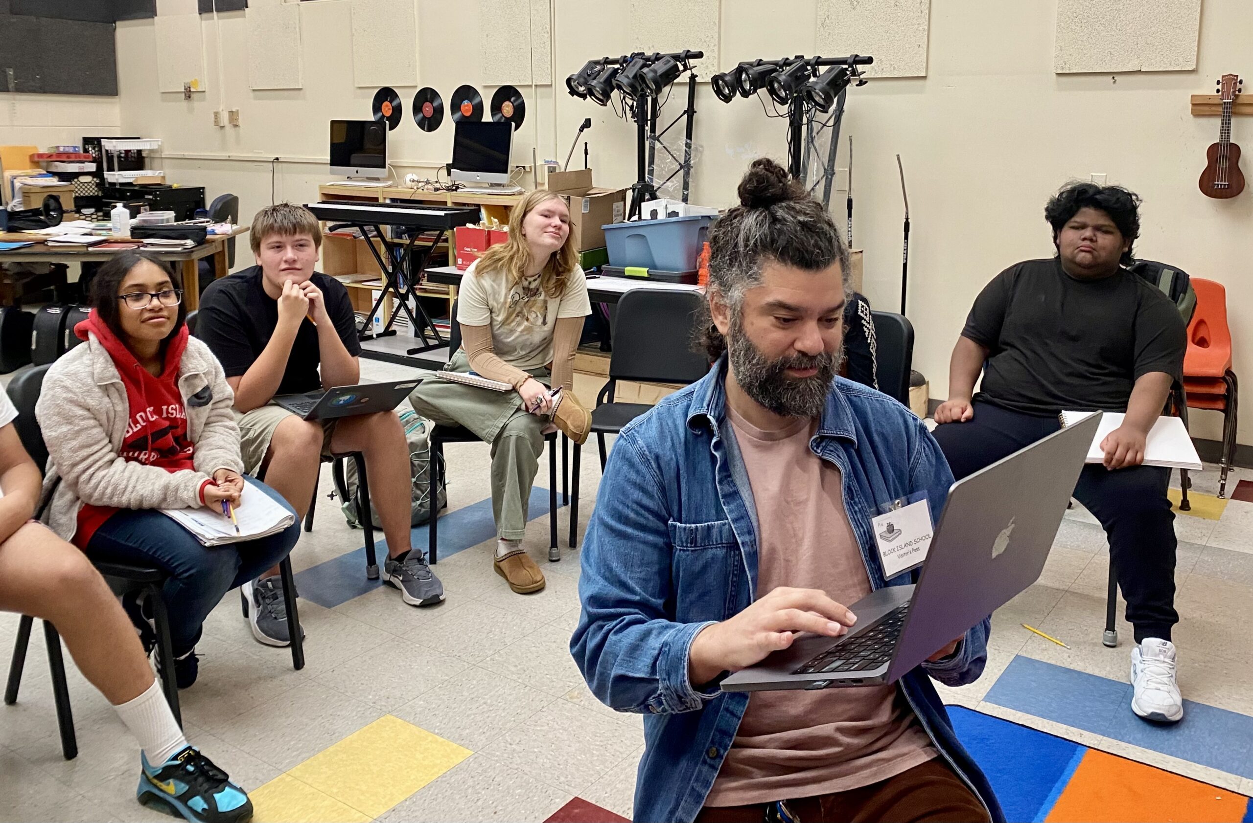 Sound Art workshop led by Eric DeLuca, 2025