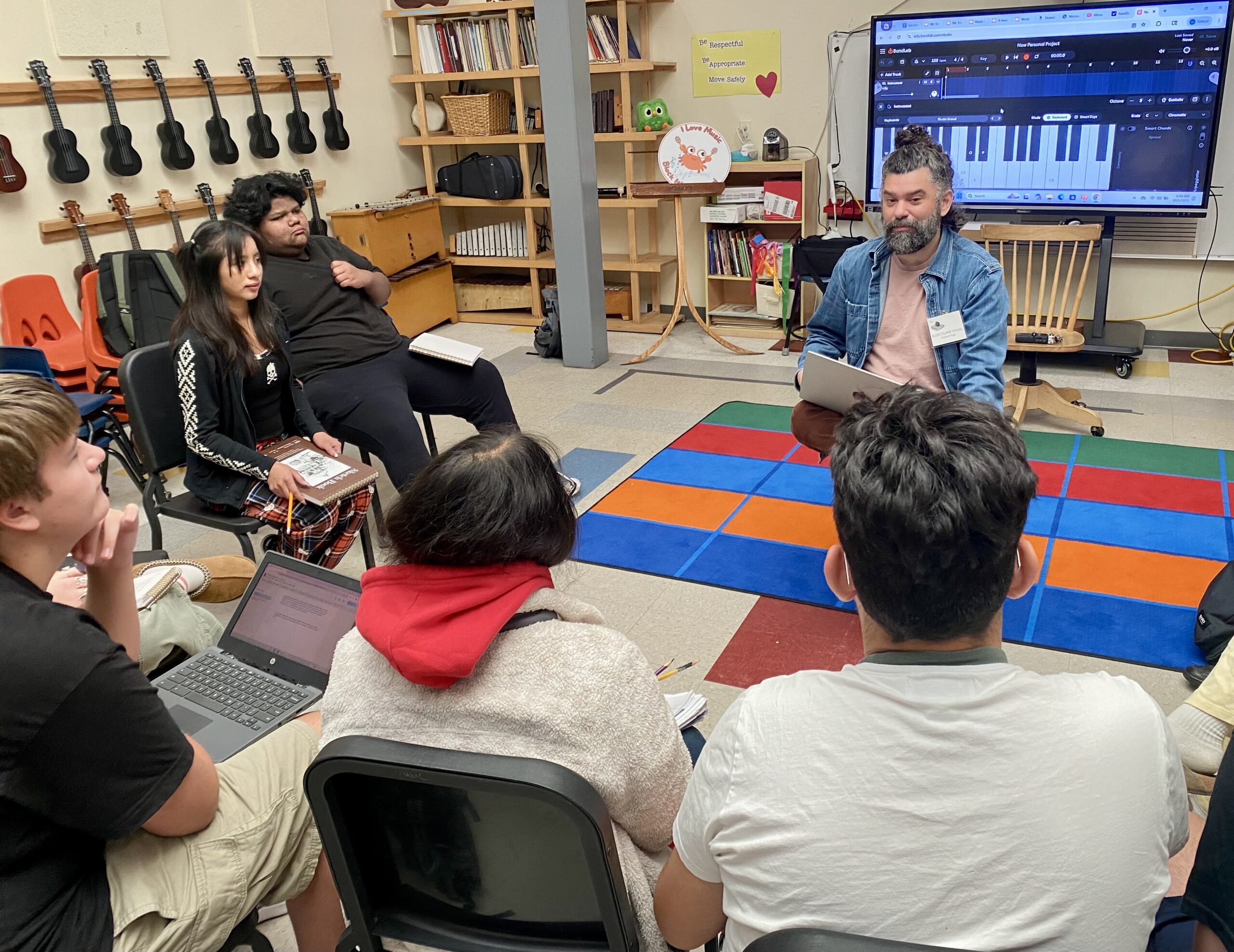 Sound Art workshop led by Eric DeLuca, 2025